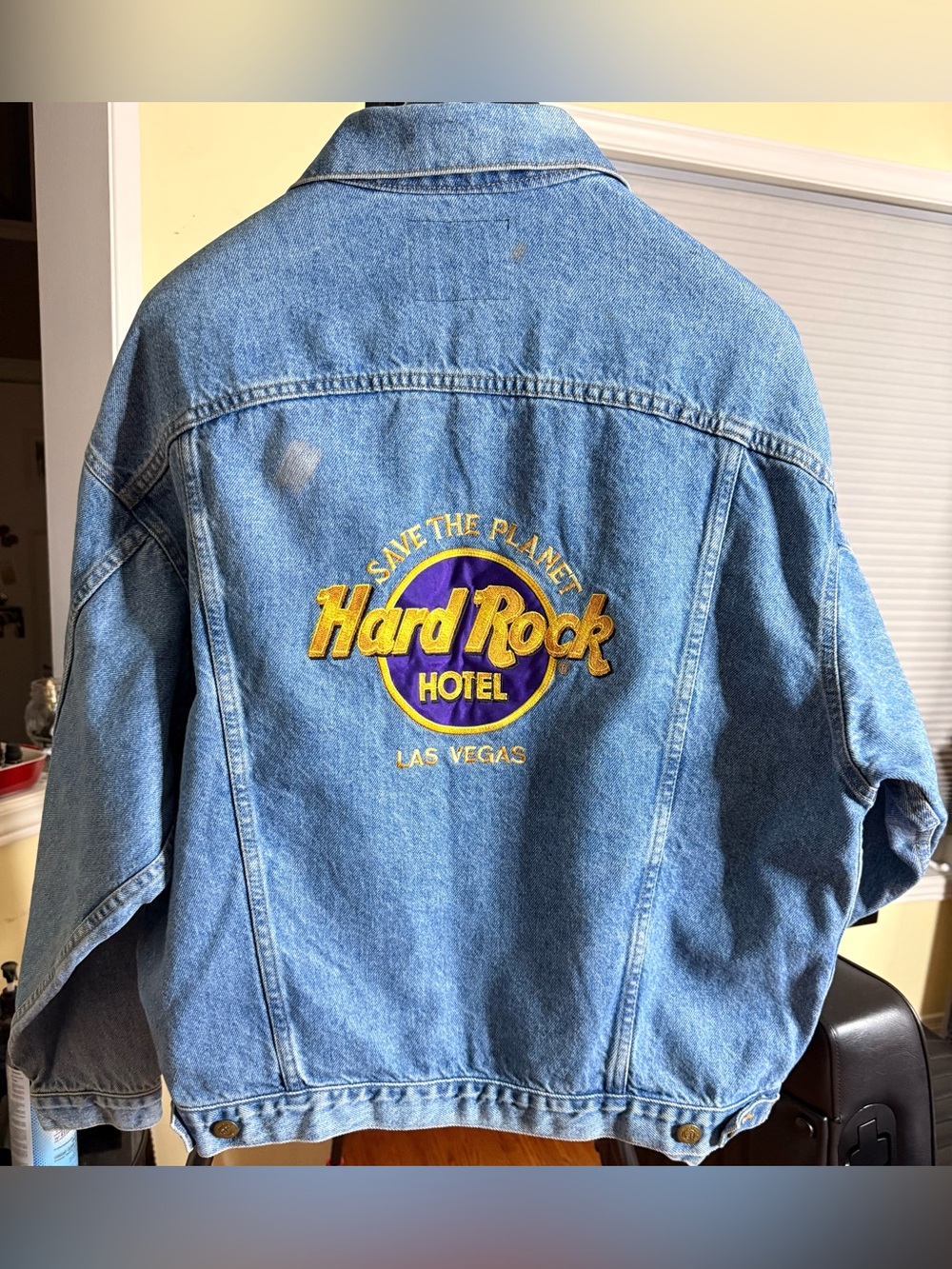 Beautiful Hard Rock Hotel Denim Jacket with Las Vegas Label!!!